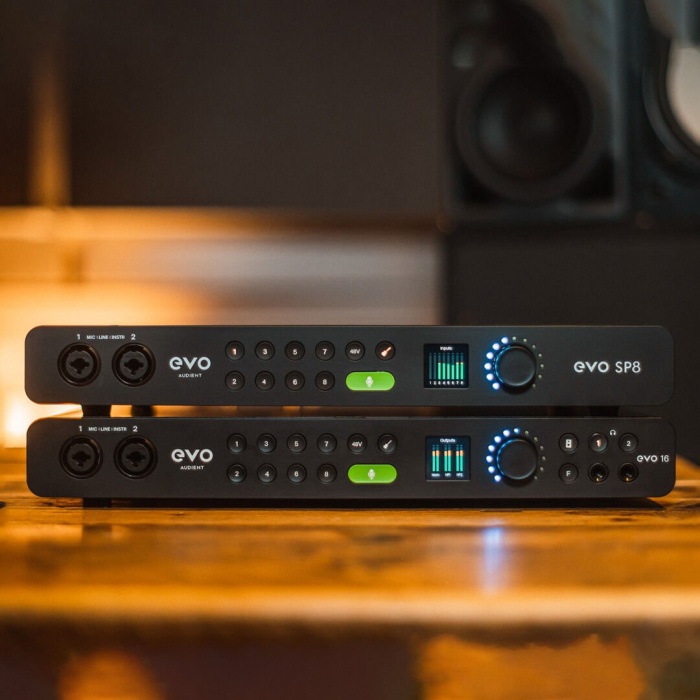 Audient AUDIENT 04 0015 Evo SP8 8 Kanallı Smart Preamp (Profesyonel) | AD/DA Dönüştürücü, Smartgain Teknolojisi, 8 Adet Evo Serisi Preamp